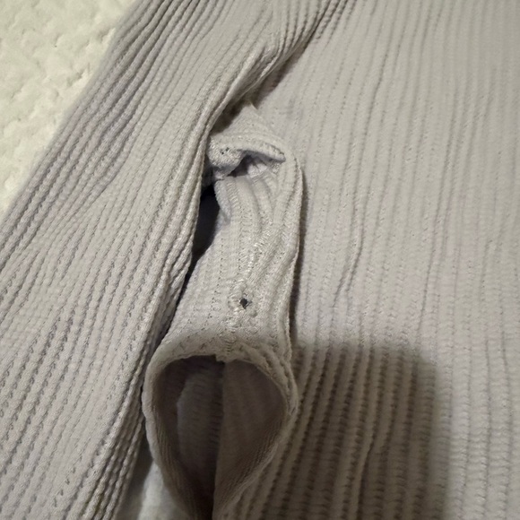 Free People Grey Ribbed Two-Piece Set - Picture 4 of 4